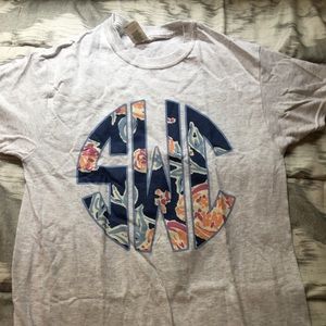 SWC initials , grey t-shirt